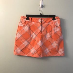 Slazenger orange plaited skirt- shorts